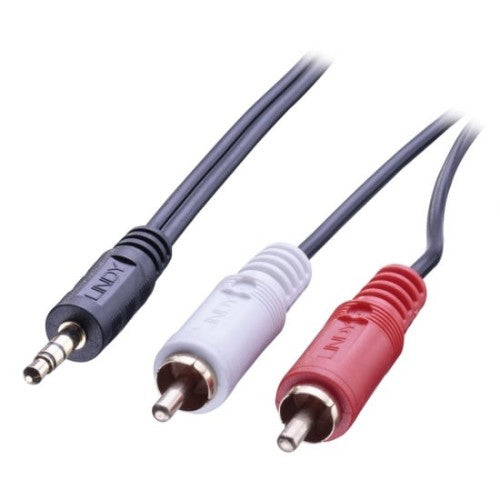 Lindy 2m Premium Phono To 3.5mm Cable