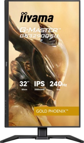 iiyama G-MASTER Dominate the game with the 32″ QHD Gold Phoenix GB3290QSU