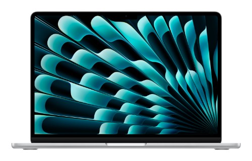 Apple MacBook Air 13-inch : M4 chip with 10-core CPU and 10-core GPU, 24GB, 512GB SSD - Silver