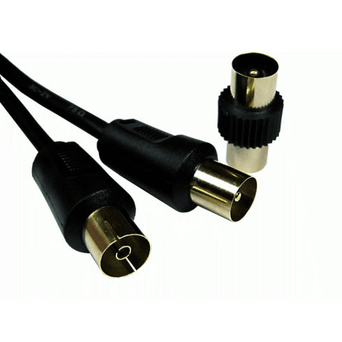 Cables Direct 2TVREV-10K coaxial cable 10 m Black
