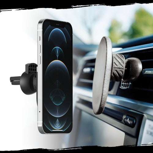 OtterBox Wireless Car Air Vent Mount for MagSafe, Strong Magnetic Alignment and Attachment with MagSafe, Easily Adjustable and Secure Design, Compatbile with iPhone 14/iPhone 13/iPhone 12 Series, Black