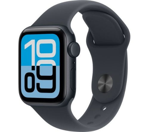 Apple Watch SE (3nd generation) SE 3 GPS + Cellular 40mm Midnight Aluminium Case with Midnight Sport Band - M/L