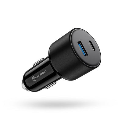 ALOGIC CRCA100C1 mobile device charger Laptop, Smartphone, Smartwatch Black Cigar lighter Fast charging Auto