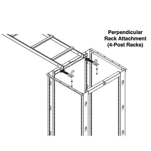 Tripp Lite SRLADDERATTACH SmartRack Hardware Kit - Connects SRCABLELADDER to a wall or Open Frame Rack