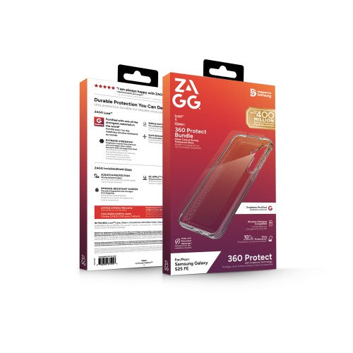 ZAGG Luxe & Glass 360 Bundle For Galaxy S25 FE