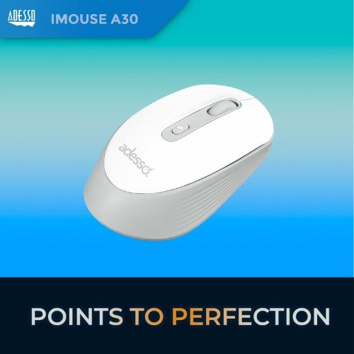 Adesso iMouse A30W mouse Universal Ambidextrous RF Wireless Optical 1200 DPI