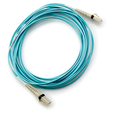 HPE LC to LC Multi-mode OM3 2-Fiber 50.0m 1-Pack InfiniBand/fibre optic cable 50 m Blue