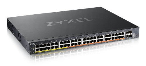 Zyxel XMG2230-52HP Managed L2/L3 2.5G Ethernet (100/1000/2500) Power over Ethernet (PoE) 1U Black