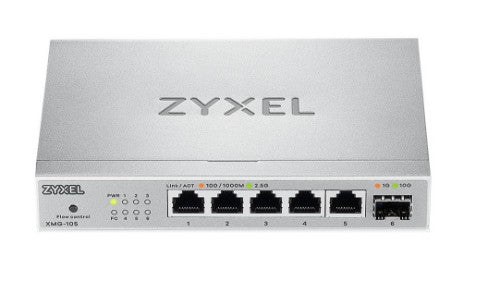 Zyxel XMG-105 Unmanaged 2.5G Ethernet (100/1000/2500) Grey