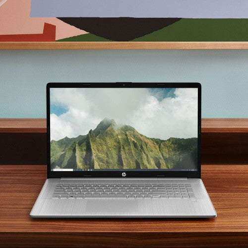 HP 17-cn0102na Intel® Core™ i3 i3-1115G4 Laptop 43.9 cm (17.3") Full HD 8 GB DDR4-SDRAM 128 GB SSD Wi-Fi 5 (802.11ac) Windows 11 Home in S mode Silver