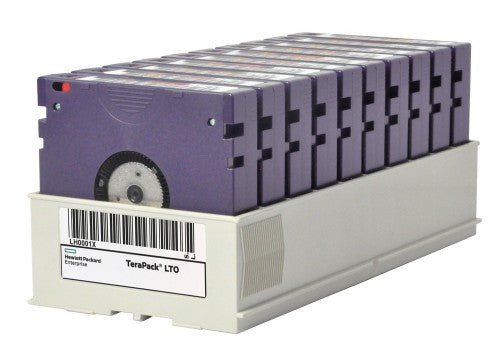 HPE LTO-6 Ultrium 6.25TB MP RW Custom Labeled TeraPack 10 Data Cartridges