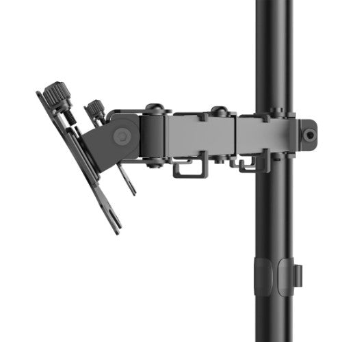 Hama Monitor Mount, 2 Monitors, Height-adjustable, Swivel/Tilt, 13" - 35", Black