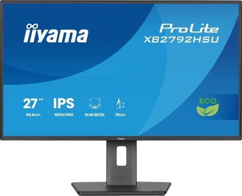 iiyama ProLite XB2792HSU-B1 computer monitor 68.6 cm (27") 1920 x 1080 pixels Full HD LED Black
