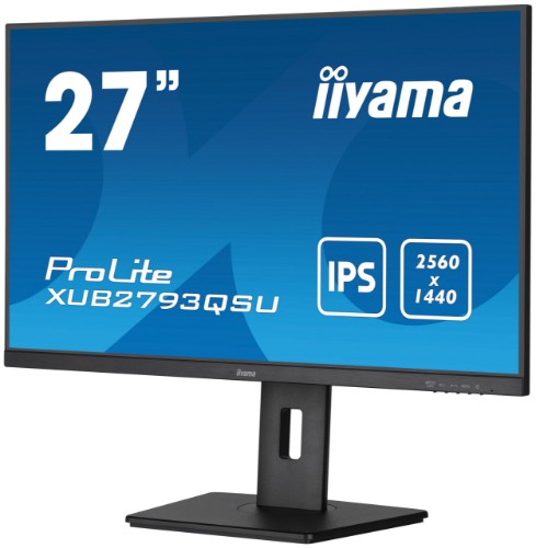 iiyama XUB2793QSU-B7 computer monitor 68.6 cm (27") 2560 x 1440 pixels Quad HD LED Black
