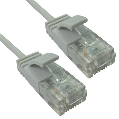 Cables Direct ERSLIM-100HW networking cable White 0.25 m Cat6 U/UTP (UTP)