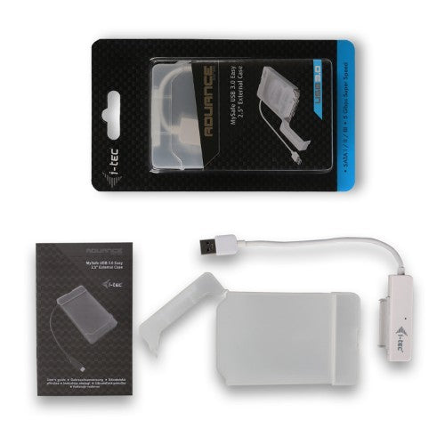 i-tec MySafe USB 3.0 Easy 2.5" External Case – White