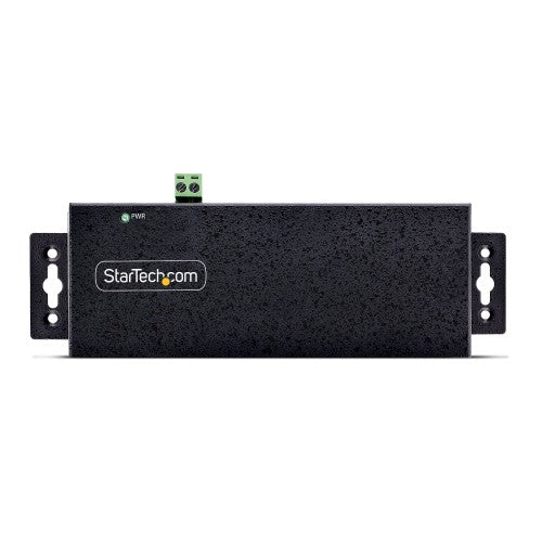 StarTech.com 7-Port Industrial USB 10Gbps Hub with Power Adapter, Metal, Mountable, 5x USB-A and 2x USB-C Downstream Ports, ESD Protection, Powered USB Hub, TAA