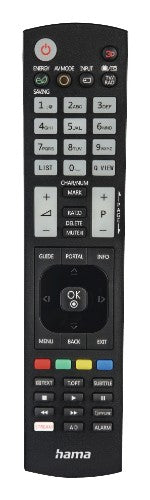 Hama Universal Remote Control for LG TVs, IR, Teachable, Illuminating Buttons