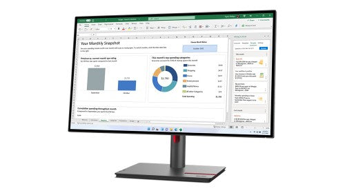 Lenovo ThinkVision P27q-30 computer monitor 68.6 cm (27") 2560 x 1440 pixels LED Black