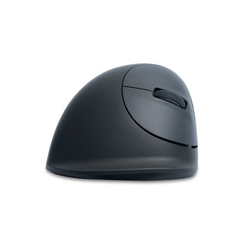 R-Go Tools Vertical mouse R-Go HE Basic, ergonomic mouse, medium (hand size ≥ 185 mm), right-handed, Bluetooth, grey