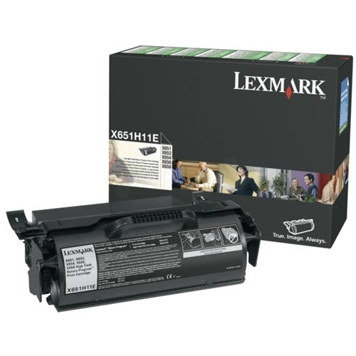 Lexmark X651H11E Toner cartridge black return program, 25K pages ISO/IEC 19752 for Lexmark X 650/656