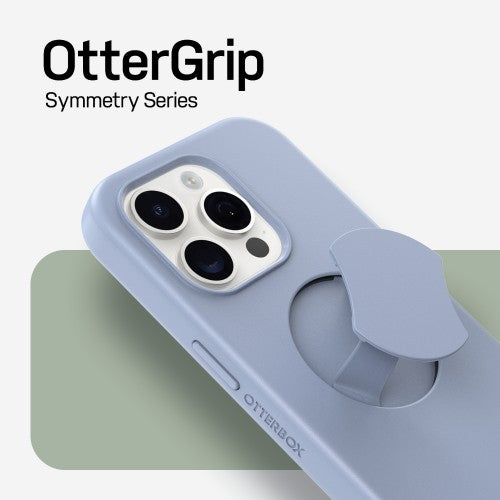 OtterBox OtterGrip Symmetry Series for iPhone 15 Pro, You Do Blue (Blue)