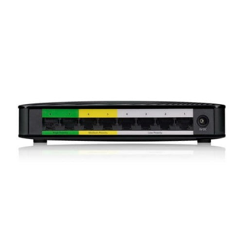 Zyxel GS-108S v2 Unmanaged Gigabit Ethernet (10/100/1000) Black