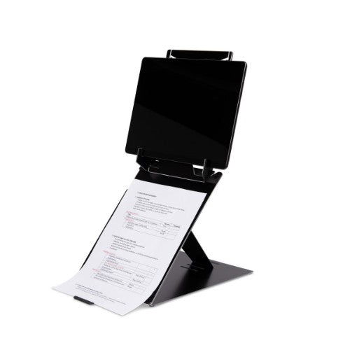 R-Go Tools Tablet and laptop stand R-Go Riser Duo, suitable for 10-22 inch screen, black
