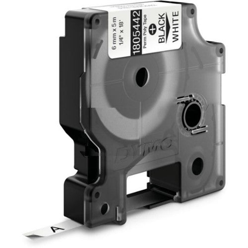 Dymo 1805442 Ribbon Polyester black on white 6mmx5,5m for Dymo Rhino 6-12mm/19mm/24mm