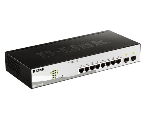 D-Link 10-Port Gigabit Smart Managed Switch with 2 SFP ports