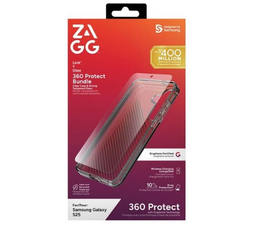 ZAGG BNDL Luxe/Glass Samsung Galaxy S25 INTL