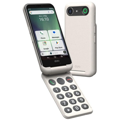 Doro Aurora A20 11.4 cm (4.5") Dual SIM Android 14 4G USB Type-C 4 GB 64 GB 3000 mAh Black, White