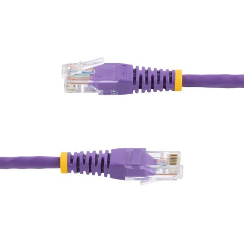 StarTech.com Cat5e Patch Cable with Molded RJ45 Connectors - 6 ft. - Purple