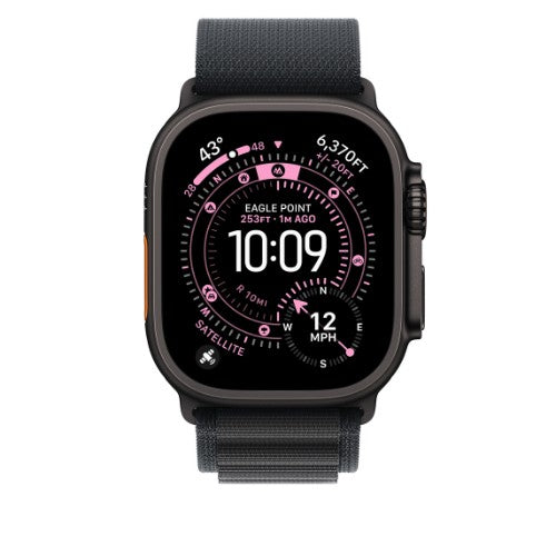 Apple MG9J4ZM/A smart wearable accessory Band Black Titanium, Polyester, Spandex