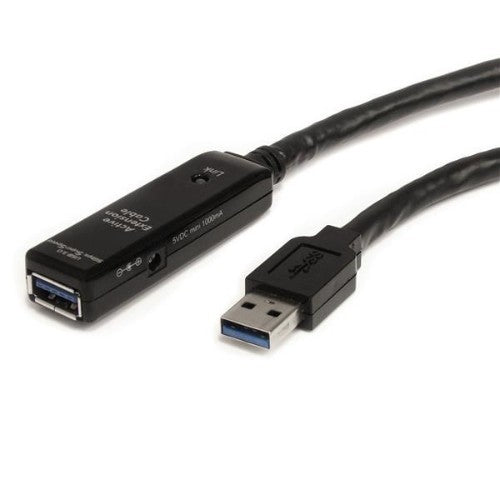 StarTech.com 10m USB 3.0 (5Gbps) Active Extension Cable - M/F - TAA