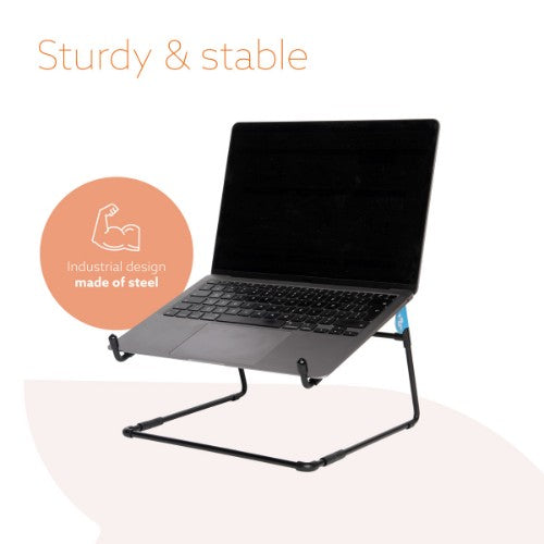 R-Go Tools Laptop stand R-Go Steel Office, suitable for 10-22 inches, black