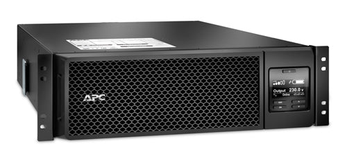 APC Smart-UPS On-Line, 5kVA, Rackmount 3U, 230V, 6x C13+4x C19 IEC outlets, Network Card, Extended runtime, W/ rail kit, 6-year warranty