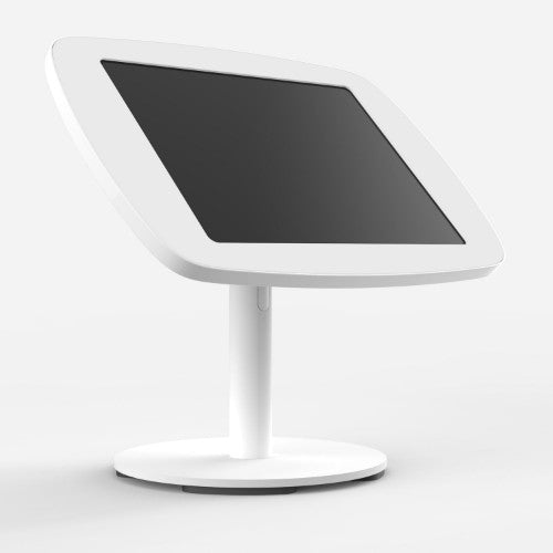 Bouncepad Original Twist + Counter Base | Apple iPad Pro 3rd, 4th, 5th and 6th Gen 12.9 (2018 - 2022) | White | Exposed Front Camera and Home Button