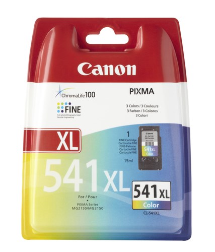 Canon 5226B005/CL-541XL Printhead cartridge color, 400 pages ISO/IEC 24711 15ml for Canon Pixma GM 2050/MG 2150/MX 370