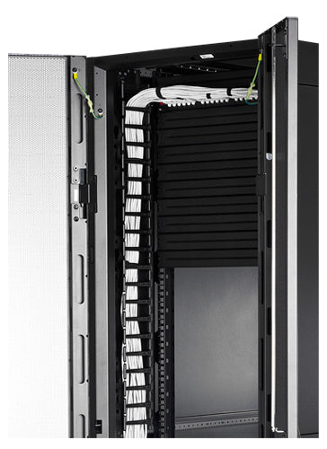 APC NetShelter Cable Management, Vertical Cable Manager, for NetShelter SX 600mm Wide 42U, Set of 2, 107 x 889 x 45 mm