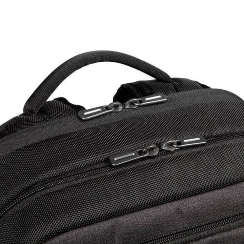 Targus CitySmart backpack Casual backpack Black, Grey Faux leather, Polyurethane (PU)