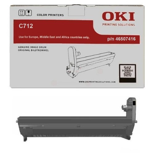 OKI 46507416 Drum kit black, 30K pages for OKI C 712