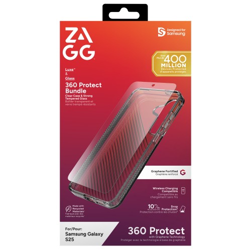 ZAGG BNDL Luxe/Glass Samsung Galaxy S25 INTL