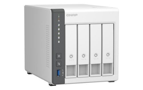 QNAP TS-433 NAS Tower Cortex-A55 4 GB 32 TB HDD QNAP Turbo System White