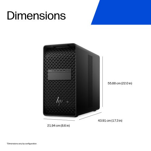 HP E0MR3EA PC/workstation 128 GB DDR5-SDRAM 2 TB SSD Windows 11 Pro Tower Black