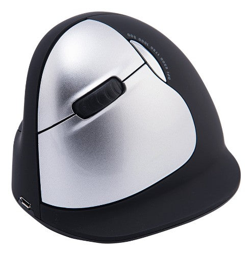 R-Go Tools Ergonomic mouse R-Go HE Break with break software, large (hand size ≥ 185 mm), left-handed, Bluetooth, black