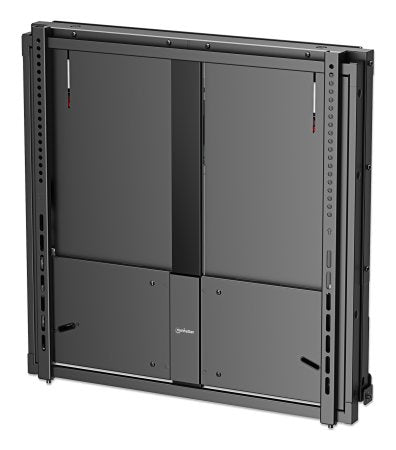 Manhattan Wall Mount for TV & Monitors (Tool Free Height Adjust), For screens 55" to 75", VESA compatibility: all between 200x200mm to 600x600mm - check the dimensions of the four mounting holes on back of screen to ensure it fits, Max 65kg, Black, Bracke