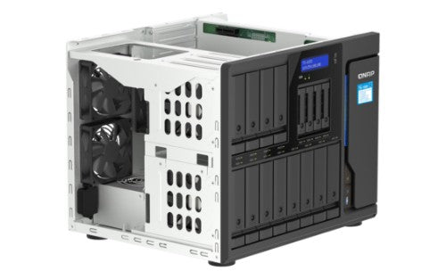 QNAP TS-1655 NAS Tower Intel Atom® C5125 8 GB DDR4 0 TB QNAP Turbo System Black