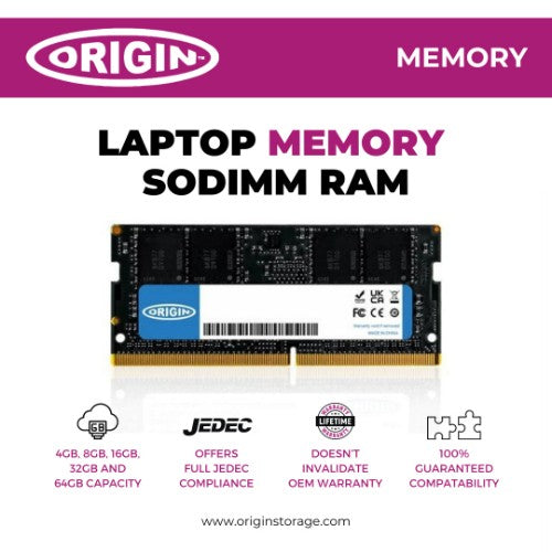 Origin Storage 8GB DDR4 2666MHz SODIMM 2Rx8 Non-ECC 1.2V