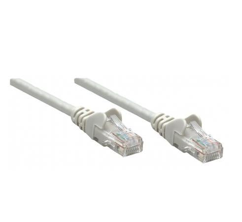Intellinet Network Patch Cable, Cat6A, 50m, Grey, Copper, S/FTP, LSOH / LSZH, PVC, RJ45, Gold Plated Contacts, Snagless, Booted, Lifetime Warranty